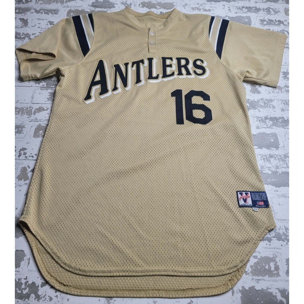 Victory Custom Athletic Jersey Tivy‎ Antlers 16 Kerrville Gold Men's 44